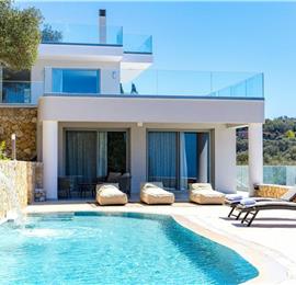 3 bedroom villa with pool & sea views, Makrades, sleeps 6